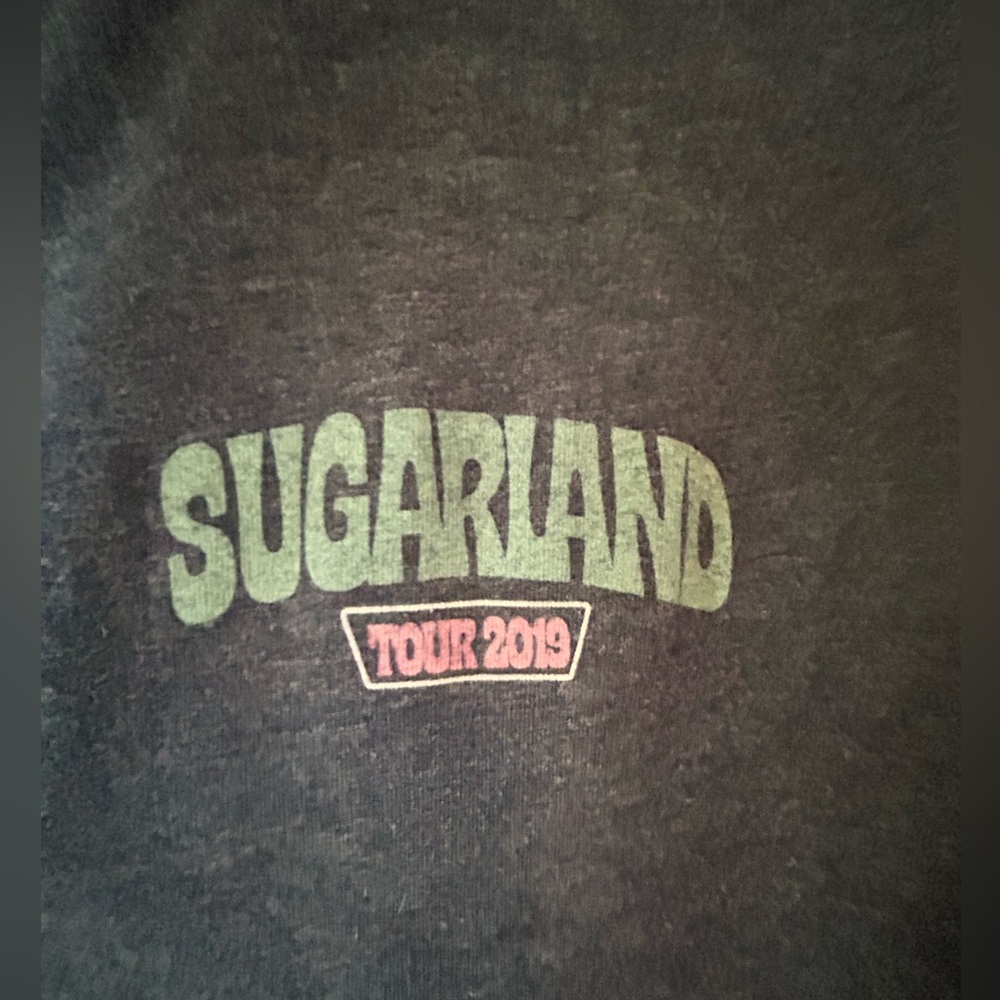 Vintage Sugarland On a Roll 2019 tour hoodie 2XL country Georgia band RARE - Picture 5 of 5